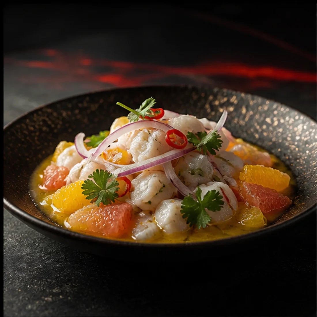 Ceviches cítricos